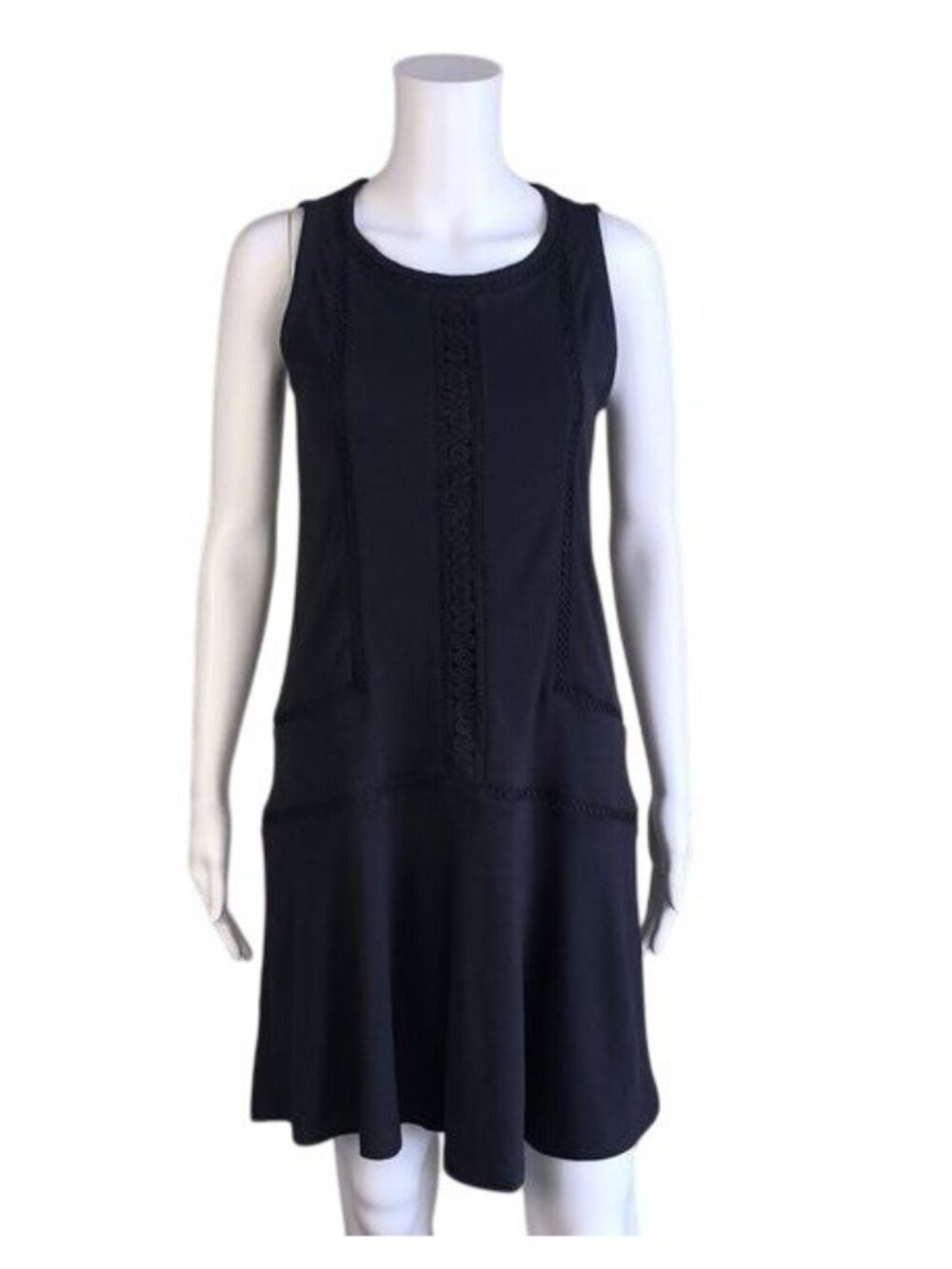 Loft Sleeveless Tank Dress in Gray - XS